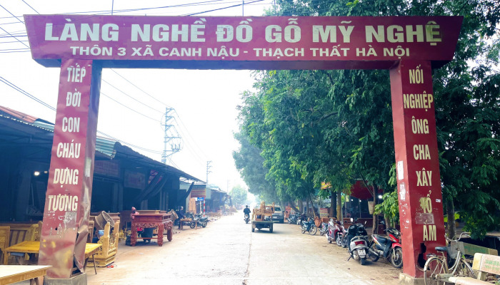 Làng nghề đồ gỗ Canh Nậu: Nơi tinh hoa đồ thủ công mỹ nghệ đất Bắc